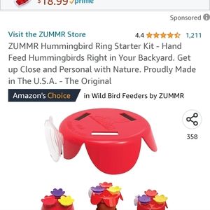 Ring Hummingbird Feeder - New